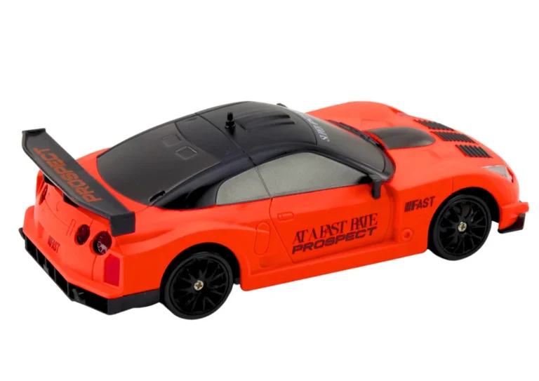 Daljinski Upravljani Sportski Automobil Na Daljinsko Upravljanje 1:24 Narančasti S Izmjenjivim Kotačima 4