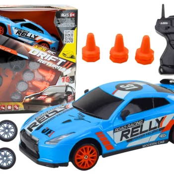 Daljinski Upravljani Sportski Automobil Na Daljinsko Upravljanje 1:24 S Plavim Izmjenjivim Kotačima 2
