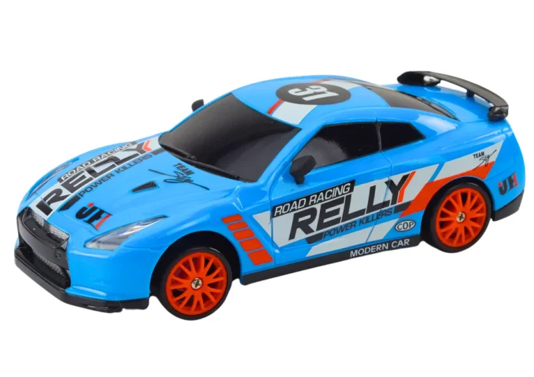 Daljinski Upravljani Sportski Automobil Na Daljinsko Upravljanje 1:24 S Plavim Izmjenjivim Kotačima 3