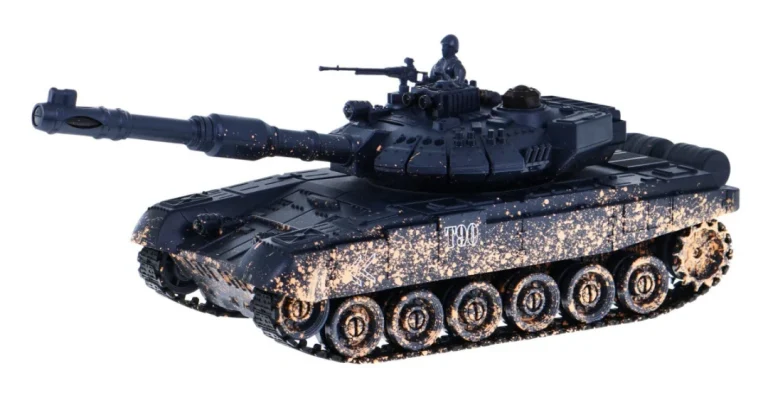 Daljinski Upravljani Tenk T 90 Za Djecu 3+ Model Za Pucanje Kamuflaža 1:28 + Velika Tenkovska Bitka 3