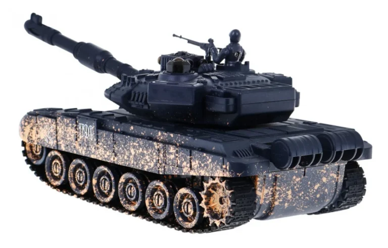 Daljinski Upravljani Tenk T 90 Za Djecu 3+ Model Za Pucanje Kamuflaža 1:28 + Velika Tenkovska Bitka 4