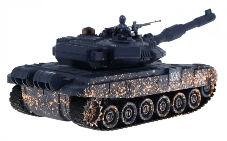 Daljinski Upravljani Tenk T 90 Za Djecu 3+ Model Za Pucanje Kamuflaža 1:28 + Velika Tenkovska Bitka 5