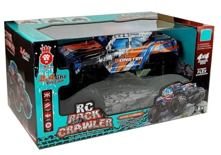 Daljinski Upravljano 2.4g 4x4 Narančasto 57 Cm 5
