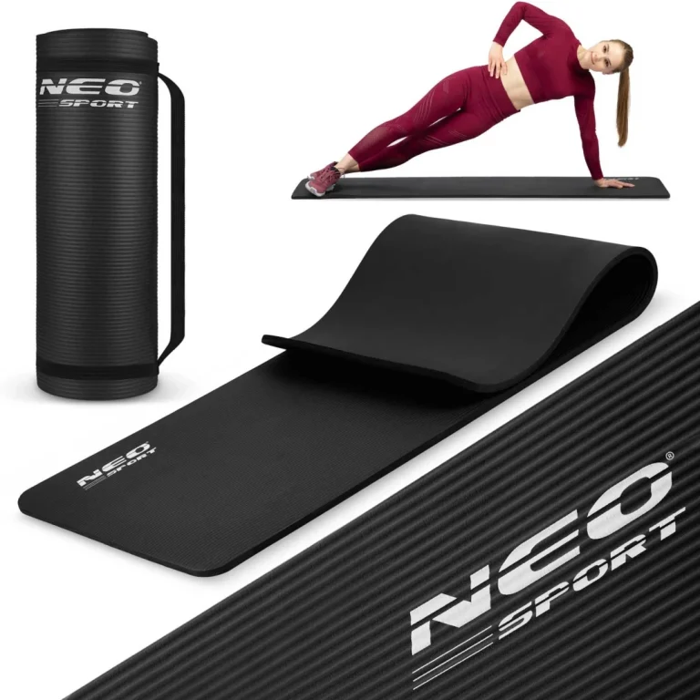 Debela Prostirka Za Vježbanje Neo Sport 183 × 60 Cm, Crna 1