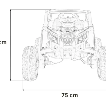 Defend Atv Buggy 4x4 Na Akumulator, Crni 2