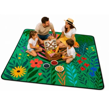 Deka Za Piknik, Prostirka Za Plažu, Putna Prostirka, Biljke, šarena, 100 X 150 Cm 2