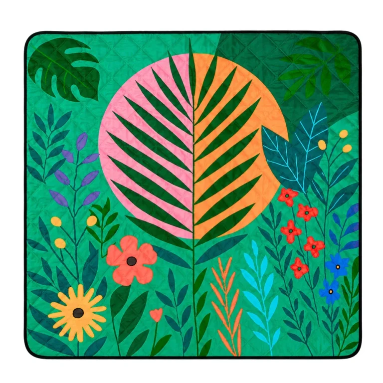 Deka Za Piknik, Prostirka Za Plažu, Putna Prostirka, Biljke, šarena, 100 X 150 Cm 3