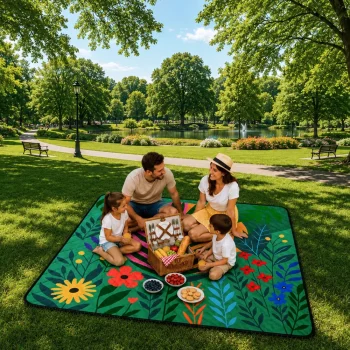 Deka Za Piknik, Prostirka Za Plažu, Putna Prostirka, Biljke, šarena, 100 X 150 Cm 7