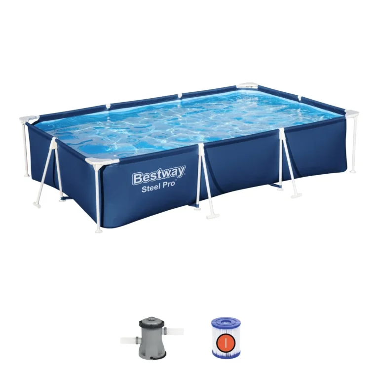 Deluxe Steel Pro Frame Bazen 300x201x66 Bestway 3u1 + Pumpa + Filter 1