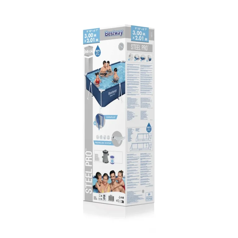 Deluxe Steel Pro Frame Bazen 300x201x66 Bestway 3u1 + Pumpa + Filter 5