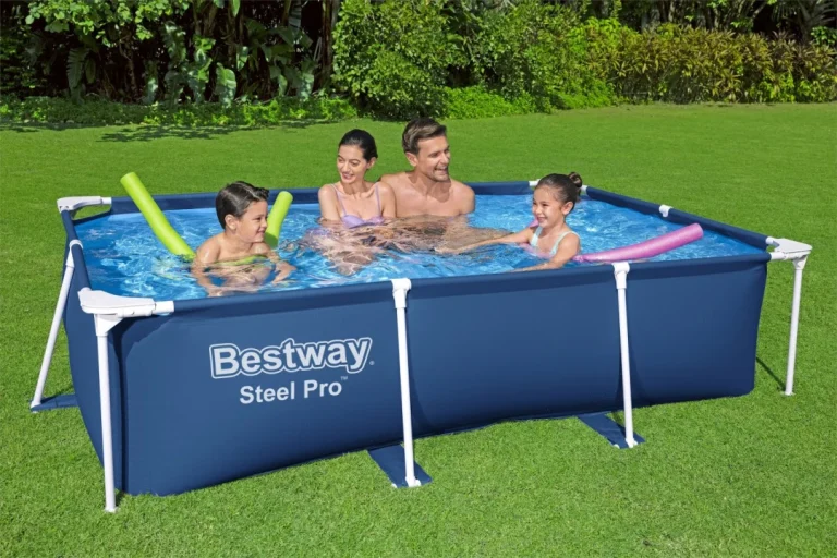 Deluxejr Bazen S Okvirom Od čelika Pro 259x170x61 Bestway Za Vrt 8