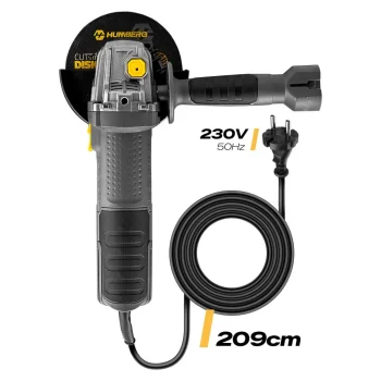 Diax Kutna Brusilica 900w, Kontrola Brzine, 10 Diskova, 125 Mm, Snažna Kutna Brusilica Humberg Hm 410 12