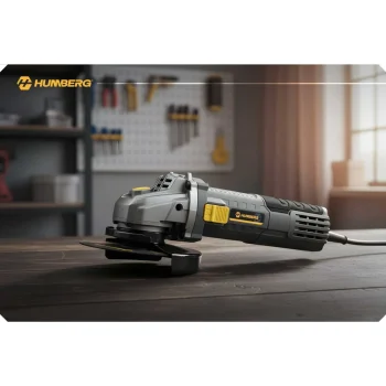 Diax Kutna Brusilica 900w, Kontrola Brzine, 10 Diskova, 125 Mm, Snažna Kutna Brusilica Humberg Hm 410 15