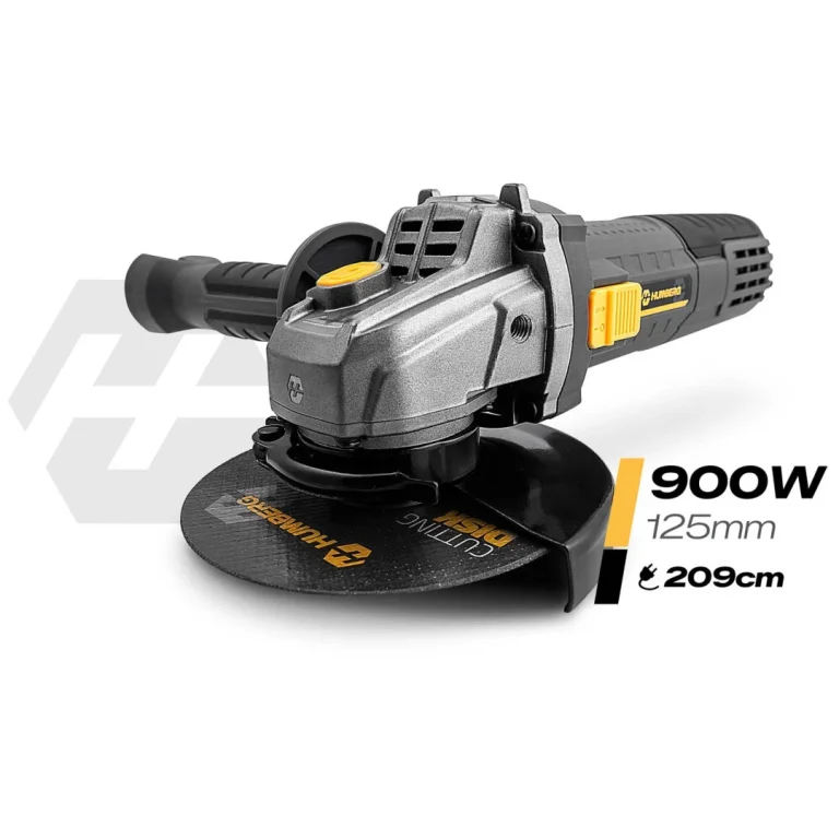 Diax Kutna Brusilica 900w, Kontrola Brzine, 10 Diskova, 125 Mm, Snažna Kutna Brusilica Humberg Hm 410 2