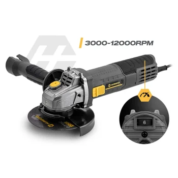 Diax Kutna Brusilica 900w, Kontrola Brzine, 10 Diskova, 125 Mm, Snažna Kutna Brusilica Humberg Hm 410 4