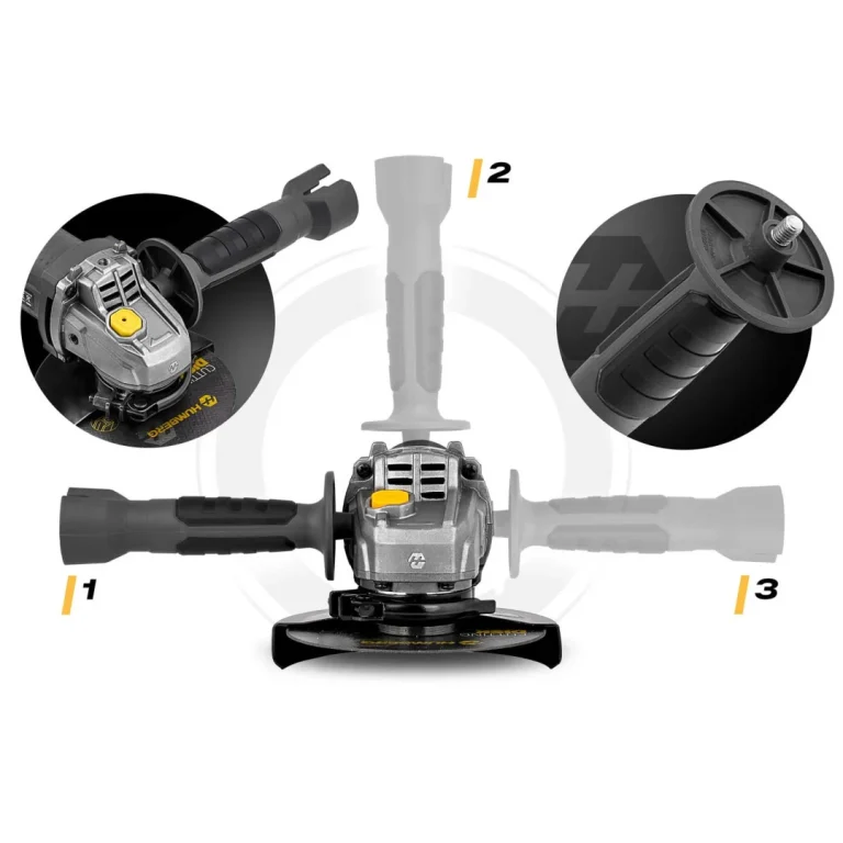 Diax Kutna Brusilica 900w, Kontrola Brzine, 10 Diskova, 125 Mm, Snažna Kutna Brusilica Humberg Hm 410 5