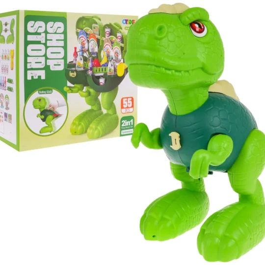 Dino Set 2 U 1 Trgovina I Tyranosaur 3+ 55 Dijelova 1
