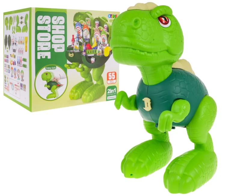 Dino Set 2 U 1 Trgovina I Tyranosaur 3+ 55 Dijelova 1