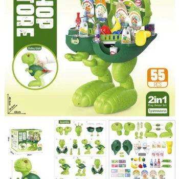 Dino Set 2 U 1 Trgovina I Tyranosaur 3+ 55 Dijelova 2