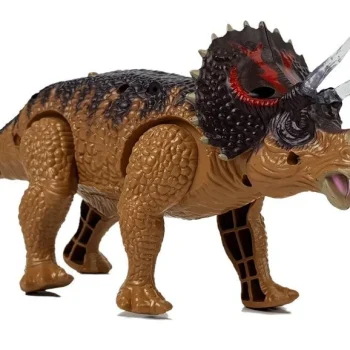 Dinosaur Triceratops Na Baterije žuti 3