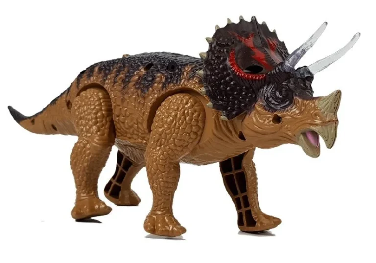 Dinosaur Triceratops Na Baterije žuti 3