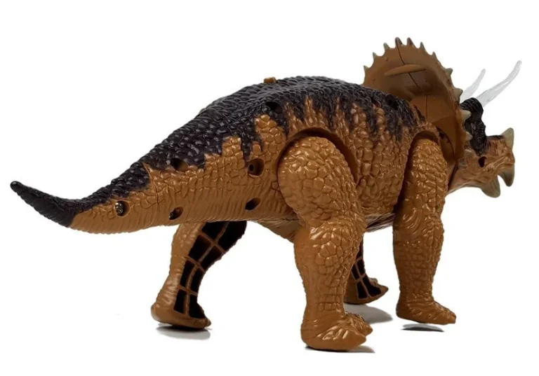 Dinosaur Triceratops Na Baterije žuti 4