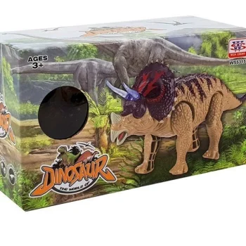 Dinosaur Triceratops Na Baterije žuti 5