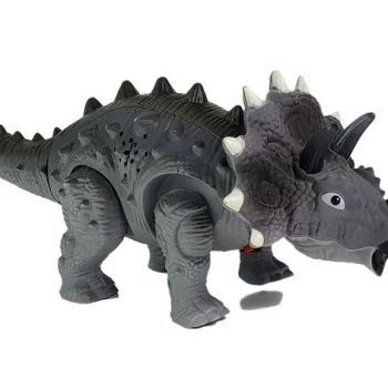 Dinosaur Na Baterije Triceratops Sivi 2