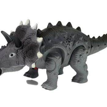 Dinosaur Na Baterije Triceratops Sivi 3