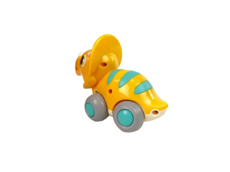 Dinosaur Na Kotačima žuti Triceratops 4