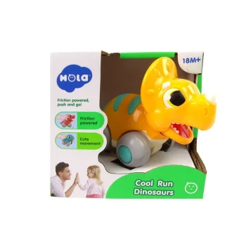 Dinosaur Na Kotačima žuti Triceratops 5