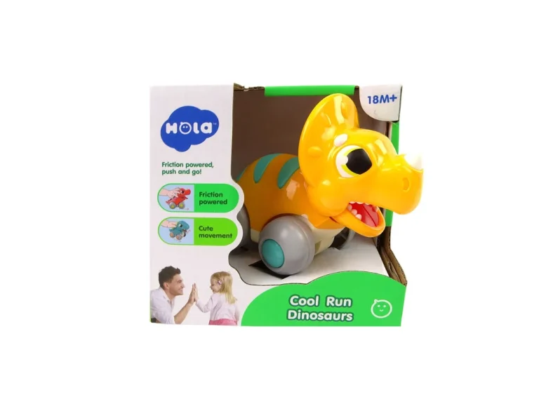 Dinosaur Na Kotačima žuti Triceratops 5