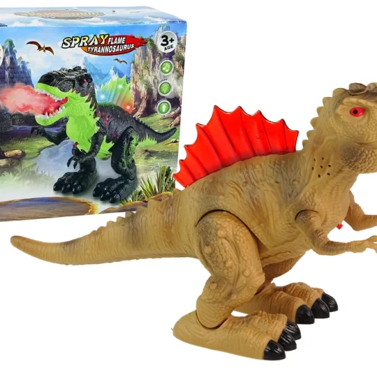 Dinosaur S Parom I Svjetlima Smeđi 1