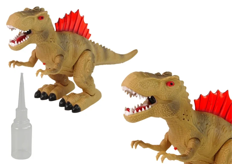 Dinosaur S Parom I Svjetlima Smeđi 3