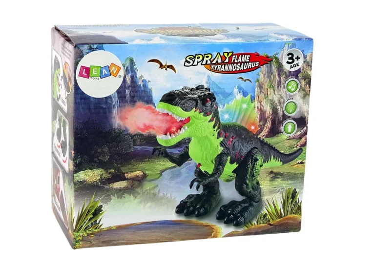 Dinosaur S Parom I Svjetlima Smeđi 4