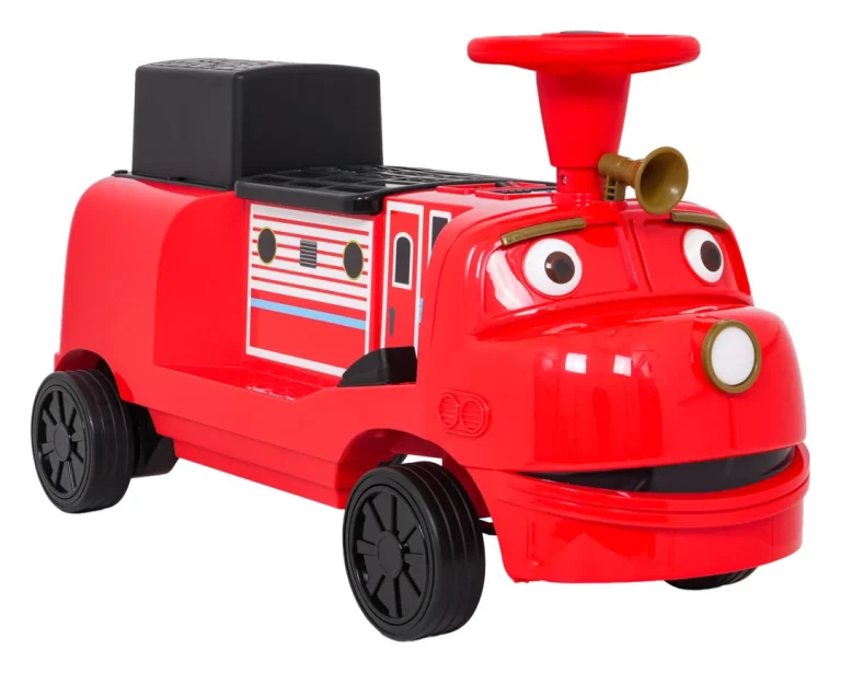 Dječja Električna Lokomotiva Crvena Auto Na Akumulator 4