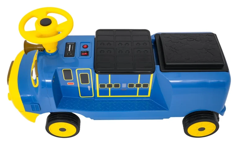 Dječja Električna Lokomotiva Plava Auto Na Akumulator 8