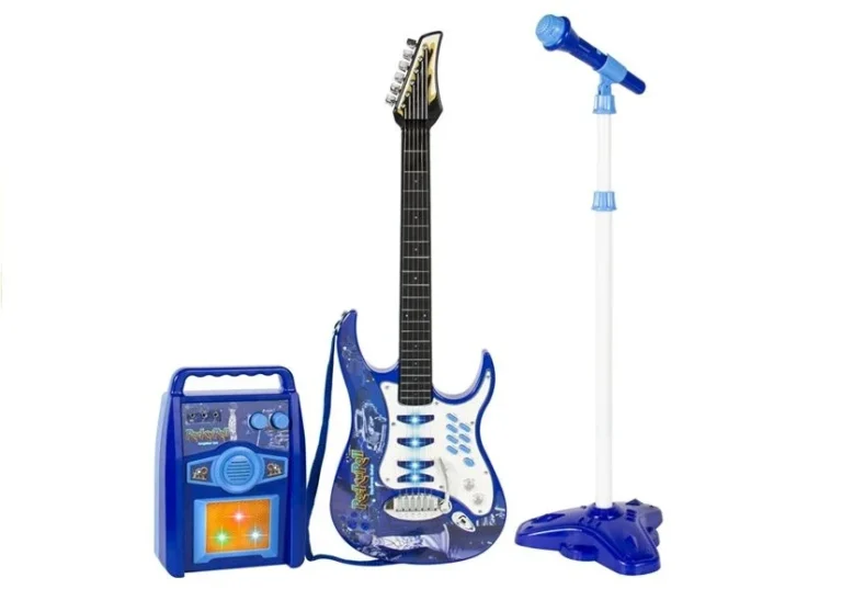 Dječja Gitara S Pojačalom, Mikrofonom I Mp3 Ulazom 2