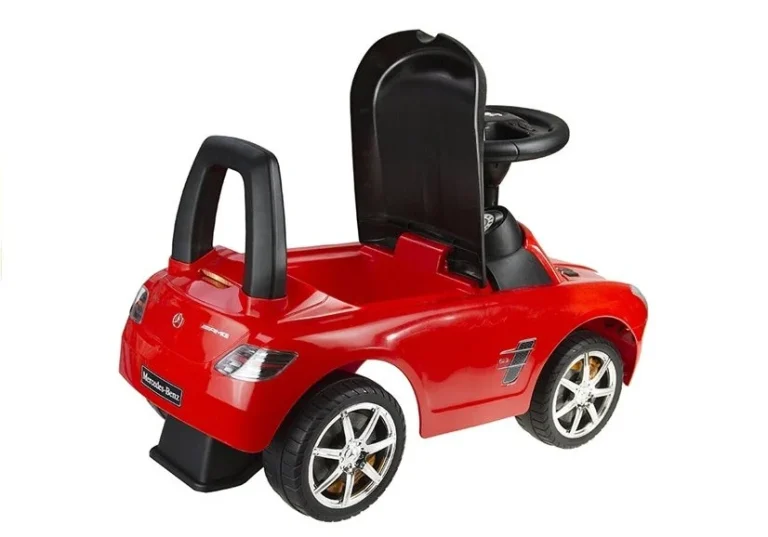 Dječja Guralica Mercedes Benz, Crvena, 60 × 22 × 38 Cm 5