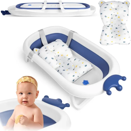 Dječja Kada S Jastukom Ricokids Rk 280 Bijelo Plava 1