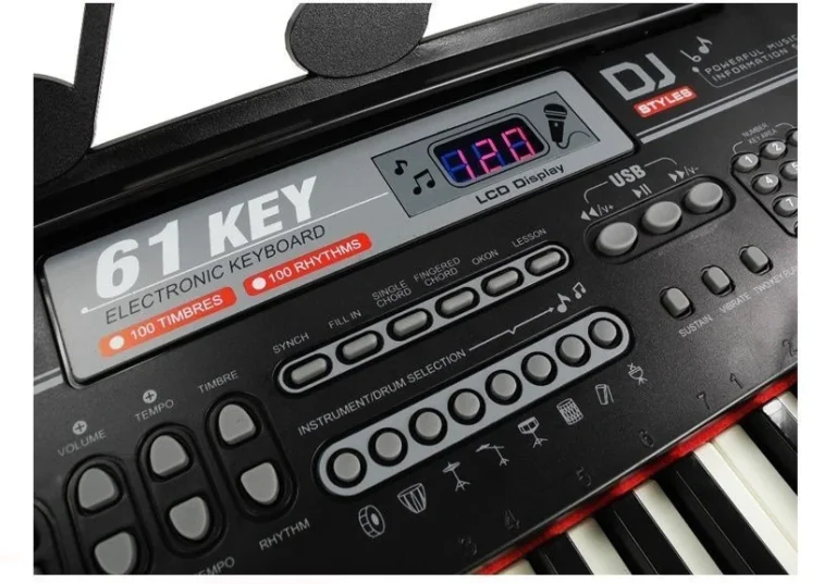 Dječja Klavijatura 328 06 S Mikrofonom I Stalkom Za Note 5