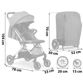 Dječja Kolica Spacerica Nukido Paseo, Model 716002 17