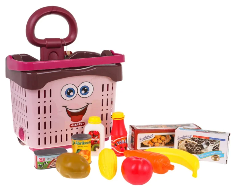 Dječja Kolica Za Shopping Crvena + Pribor 3+ 1