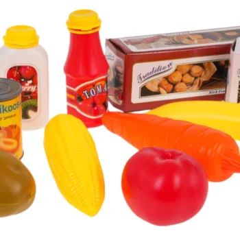 Dječja Kolica Za Shopping Crvena + Pribor 3+ 3