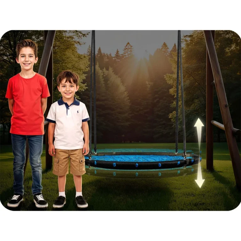 Dječja Ljuljačka Neo Sport Ns 104 Ptičje Gnijezdo, Ø 100 Cm, Smeđa, Var. 110401 10