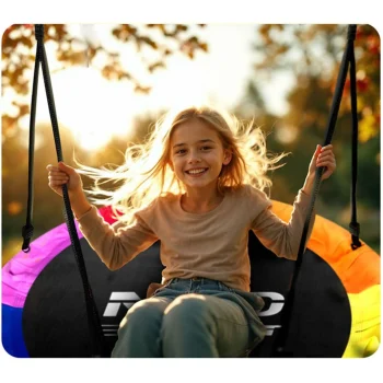 Dječja Ljuljačka Neo Sport Swingo Ptičje Gnijezdo, Ø 100 Cm, Crvena, Var. 1085 4