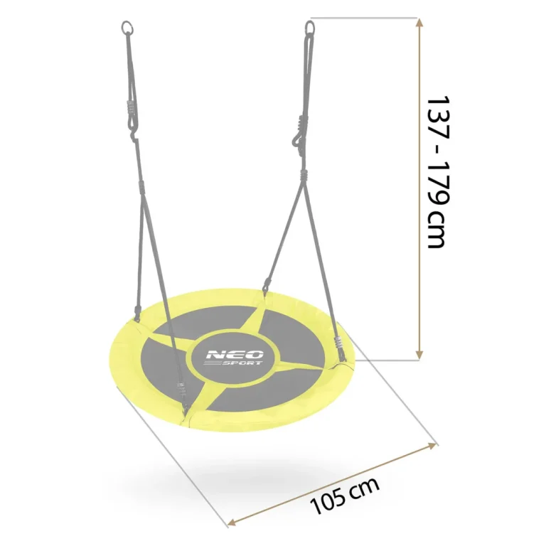 Dječja Ljuljačka Neo Sport Swingo Ptičje Gnijezdo, Ø 100 Cm, Crvena 4