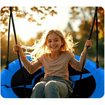 Dječja Ljuljačka Neo Sport Swingo Ptičje Gnijezdo, Ø 100 Cm, Siva 6