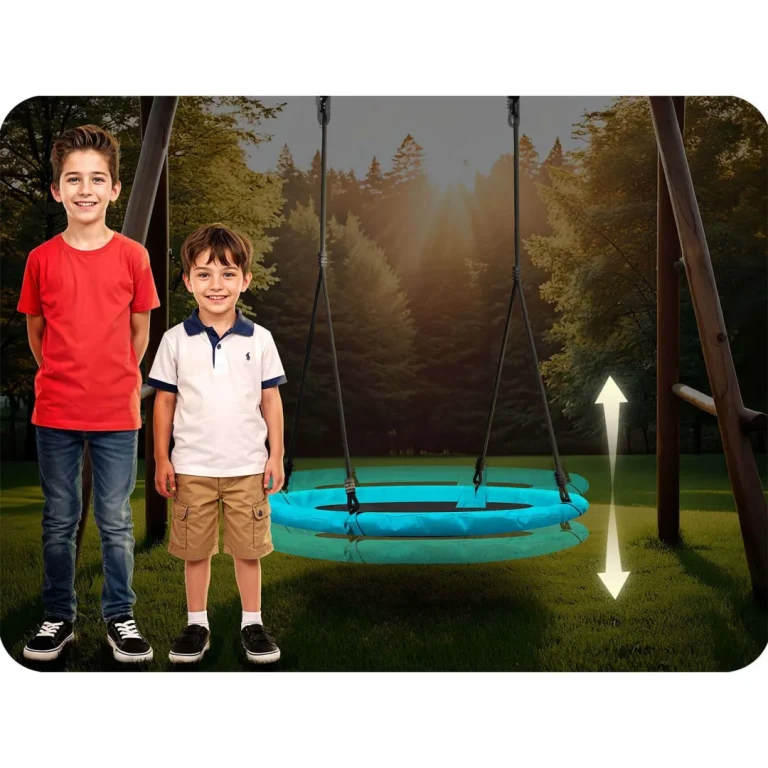 Dječja Ljuljačka Neo Sport Swingo Ptičje Gnijezdo, Ø 100 Cm, Zelena, Var. 1082 10