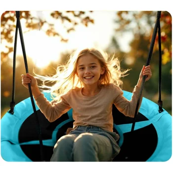 Dječja Ljuljačka Neo Sport Swingo Ptičje Gnijezdo, Ø 100 Cm, Zelena, Var. 1082 6